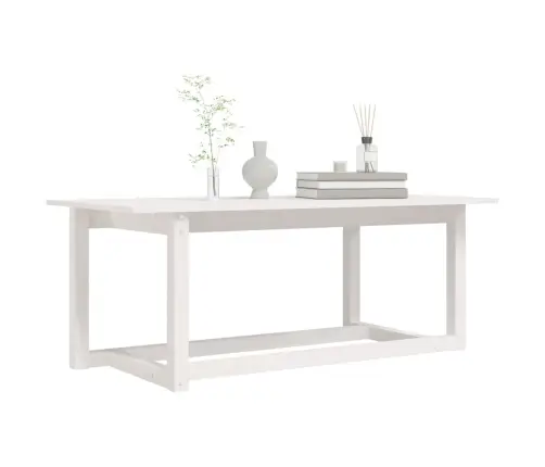 Kafijas Galdiņš, Balts, 110X55X45 Cm, Priedes Masīvkoks Vidaxl Kafijas Galdiņš, Balts, 110X55X45 Cm, Priedes Masīvkoks Vidaxl