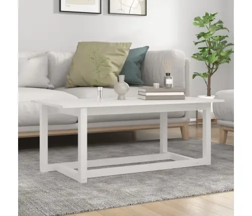 Kafijas Galdiņš, Balts, 110X55X45 Cm, Priedes Masīvkoks Vidaxl Kafijas Galdiņš, Balts, 110X55X45 Cm, Priedes Masīvkoks Vidaxl