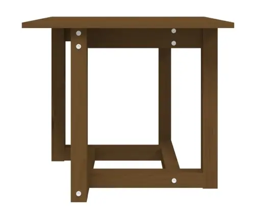 Kafijas Galdiņš, Medus Brūns, 50X50X45 Cm, Priedes Masīvkoks Vidaxl