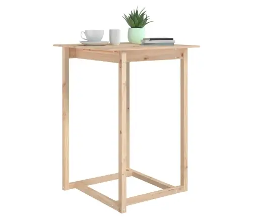 Bāra Galds, 80X80X110 Cm, Priedes Masīvkoks Vidaxl