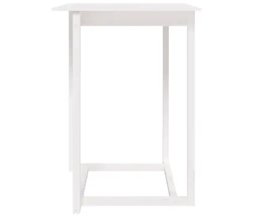 Baarilaud, Valge, 80 X 80 X 110 cm Männipuit