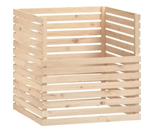 Komposta Kaste, 100X100X102 Cm, Priedes Masīvkoks Vidaxl