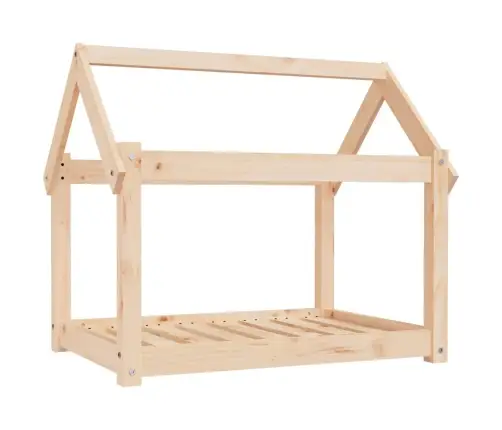 Lova Šunims, 81X60X70cm Pušies Medienos Masyvas