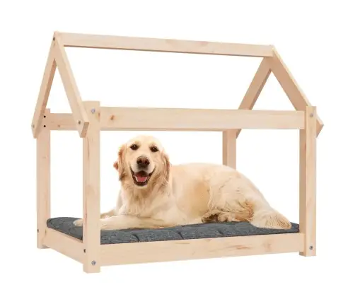 Lova Šunims, 81X60X70cm Pušies Medienos Masyvas