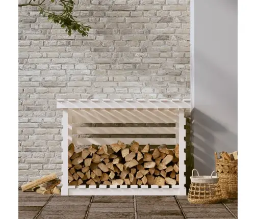 Malkas Plaukts, Balts, 108X73X79 Cm, Priedes Masīvkoks Vidaxl