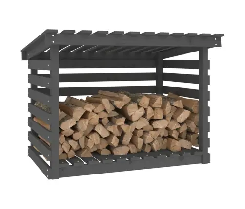 Malkas Plaukts, Pelēks, 108X73X79 Cm, Priedes Masīvkoks Vidaxl