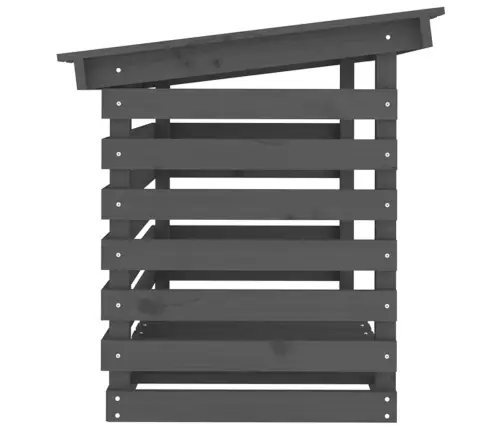 Malkas Plaukts, Pelēks, 108X73X79 Cm, Priedes Masīvkoks Vidaxl