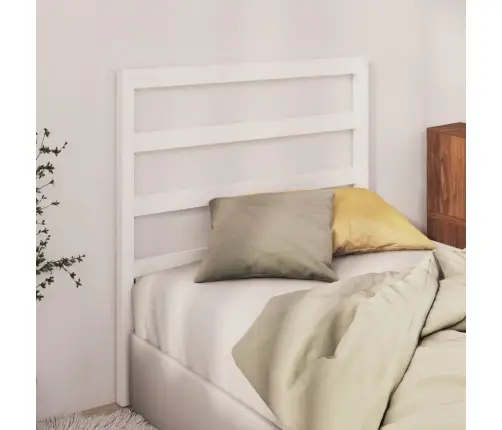 Voodipeats, Valge, 95 X 4 X 100 cm Männipuit Voodipeats, Valge, 95 X 4 X 100 cm Männipuit