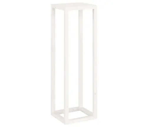 3-Osaline Taimealuse Komplekt,Valge Männipuit