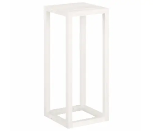 3-Osaline Taimealuse Komplekt,Valge Männipuit