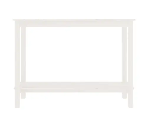 Konsoollaud, Valge, 110X40X80 cm Männipuit
