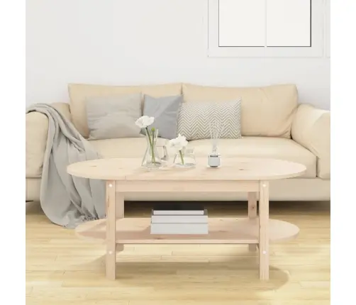 Kafijas Galdiņš, 110X55X45 Cm, Priedes Masīvkoks Vidaxl