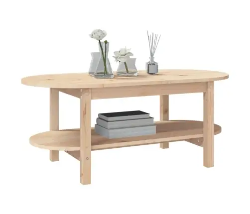 Kafijas Galdiņš, 110X55X45 Cm, Priedes Masīvkoks Vidaxl