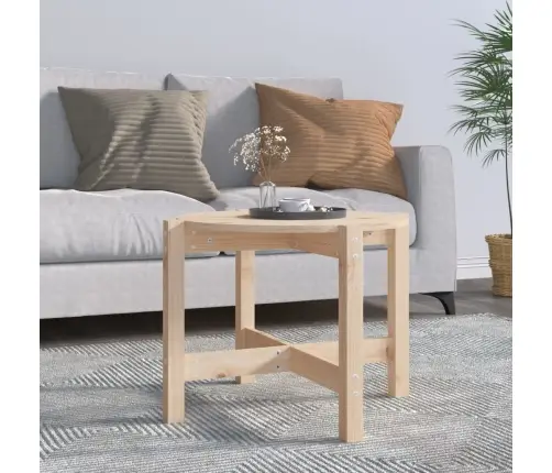 Kafijas Galdiņš, Ø 62,5X45 Cm, Priedes Masīvkoks Vidaxl