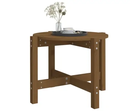 Kafijas Galdiņš, Medus Brūns, Ø 62,5X45 Cm, Priedes Masīvkoks Vidaxl Kafijas Galdiņš, Medus Brūns, Ø 62,5X45 Cm, Priedes Masīvkoks Vidaxl