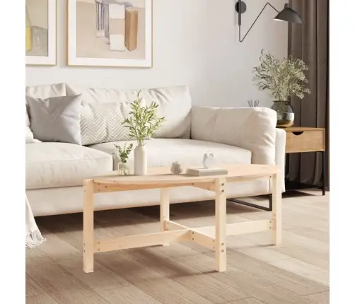 Kafijas Galdiņš, 118X63X45 Cm, Priedes Masīvkoks Vidaxl