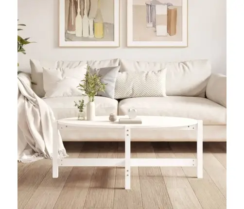 Kafijas Galdiņš, Balts, 118X63X45 Cm, Priedes Masīvkoks Vidaxl Kafijas Galdiņš, Balts, 118X63X45 Cm, Priedes Masīvkoks Vidaxl