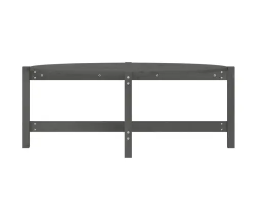 Kafijas Galdiņš, Pelēks, 118X63X45 Cm, Priedes Masīvkoks Vidaxl