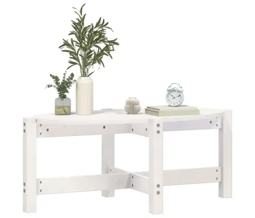 Kohvilaud, Valge, 87X48X35 cm Männipuit