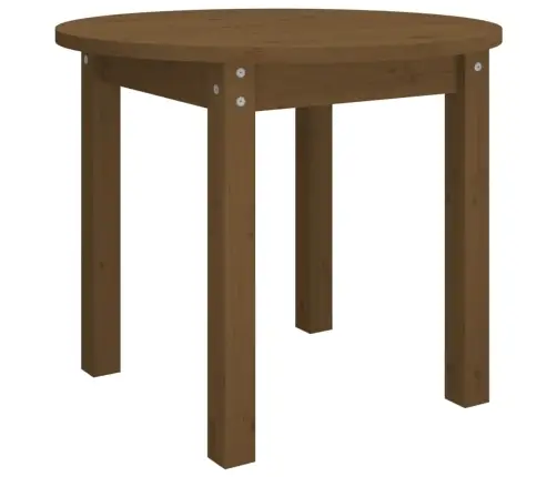 Kafijas Galdiņš, Medus Brūns, Ø 55X45 Cm, Priedes Masīvkoks Vidaxl