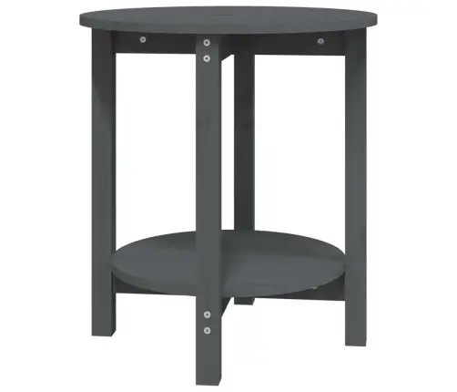 Kafijas Galdiņš, Pelēks, Ø 55X60 Cm, Priedes Masīvkoks Vidaxl Kafijas Galdiņš, Pelēks, Ø 55X60 Cm, Priedes Masīvkoks Vidaxl