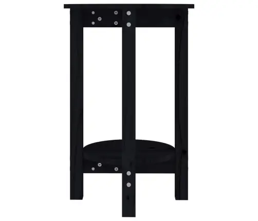 Kavos Staliukas, Juodas, 40X60cm Pušies Medienos Masyvas