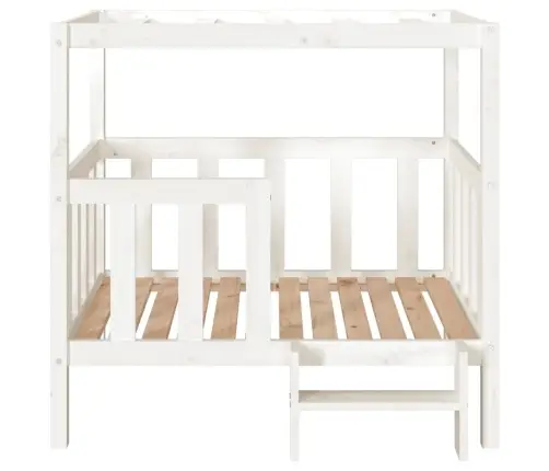 Suņu Gulta, Balta, 105,5X83,5X100 Cm, Priedes Masīvkoks Vidaxl