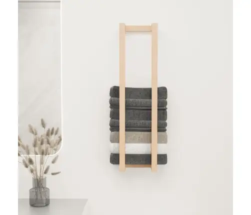 Dvieļu Pakaramais, 23X18X90 Cm, Priedes Masīvkoks Vidaxl