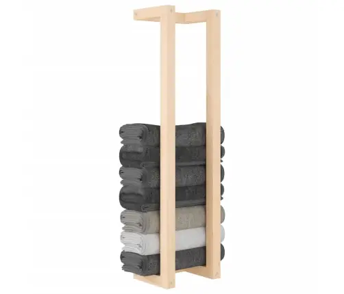 Dvieļu Pakaramais, 23X18X90 Cm, Priedes Masīvkoks Vidaxl