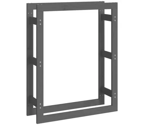 Malkas Plaukts, Pelēks, 80X25X100 Cm, Priedes Masīvkoks Vidaxl