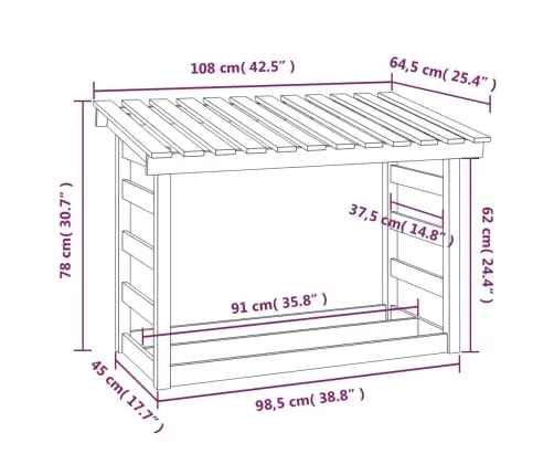 Malkas Plaukts, Balts, 108X64,5X78 Cm, Priedes Masīvkoks Vidaxl