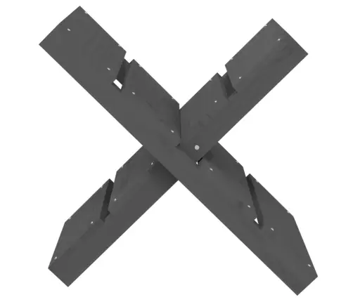 Küttepuude Alus, Hall, 47 X 39,5 X 48 cm Männipuit