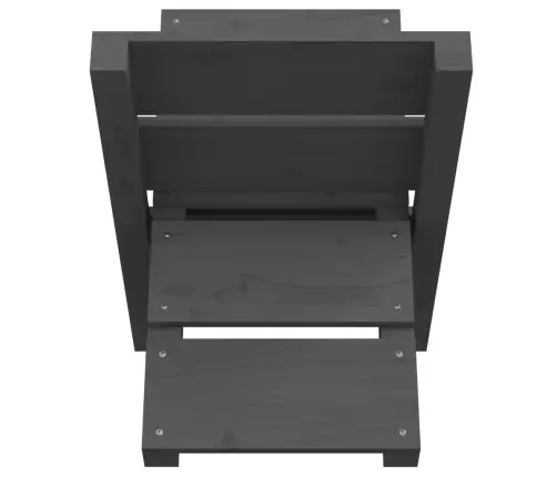 Küttepuude Alus, Hall, 47 X 39,5 X 48 cm Männipuit