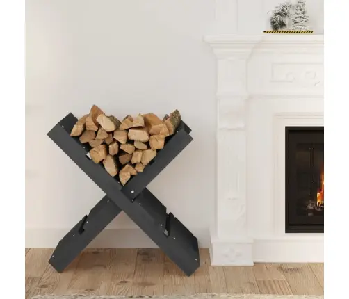 Küttepuude Alus, Hall, 47 X 39,5 X 48 cm Männipuit