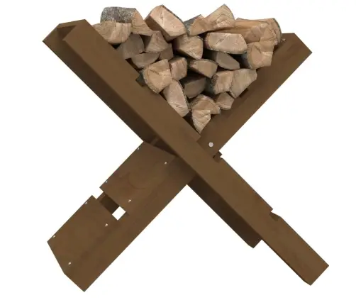 Malkas Statīvs, Medus Brūns, 47X39,5X48 Cm, Priedes Masīvkoks Vidaxl