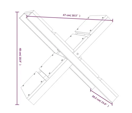 Malkas Statīvs, Medus Brūns, 47X39,5X48 Cm, Priedes Masīvkoks Vidaxl