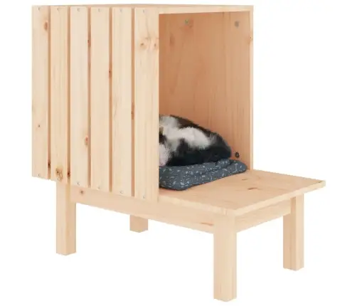 Namelis Katėms, 60X36X60cm Pušies Medienos Masyvas