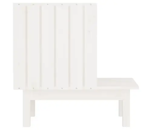 Kaķu Māja, Balta, 60X36X60 Cm, Priedes Masīvkoks Vidaxl