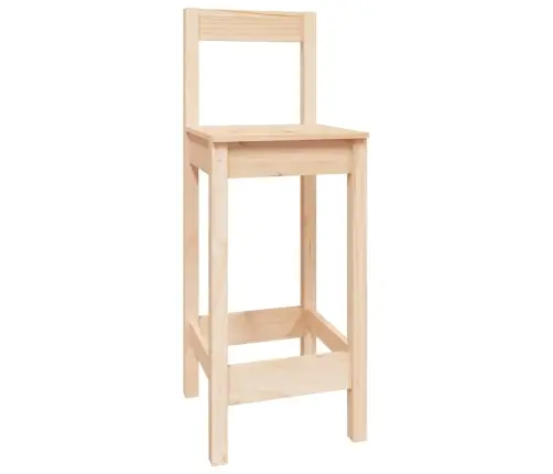 5-Daļīgs Bāra Mēbeļu Komplekts, Priedes Masīvkoks Vidaxl