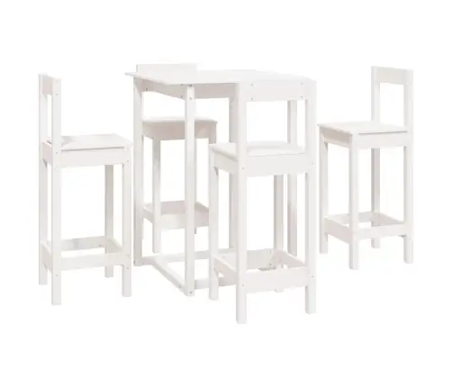 5-Osaline Baarikomplekt, Valge Männipuit