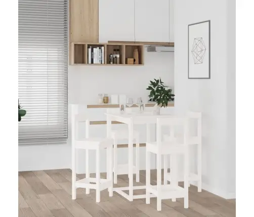 5-Osaline Baarikomplekt, Valge Männipuit