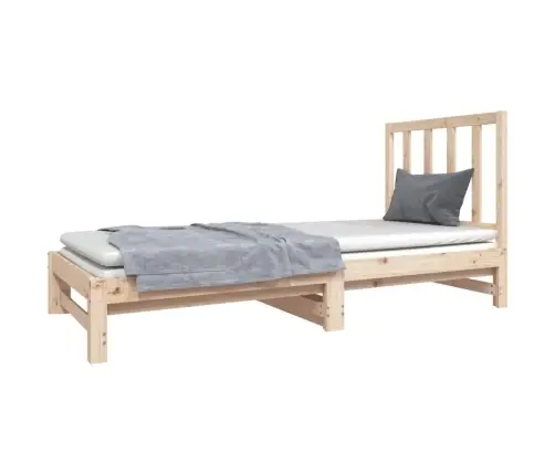 Väljatõmmatav Päevavoodi, 2 X (90X190) cm Männipuit