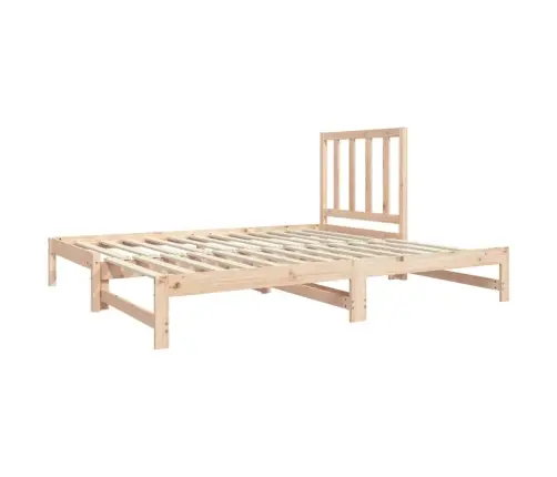 Väljatõmmatav Päevavoodi, 2 X (90X190) cm Männipuit