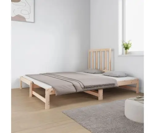 Väljatõmmatav Päevavoodi, 2 X (90X190) cm Männipuit