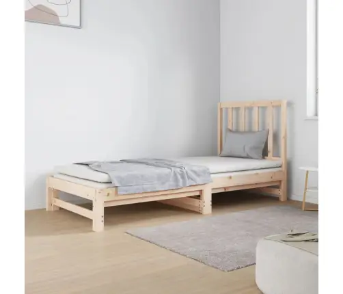 Väljatõmmatav Päevavoodi, 2 X (90X190) cm Männipuit