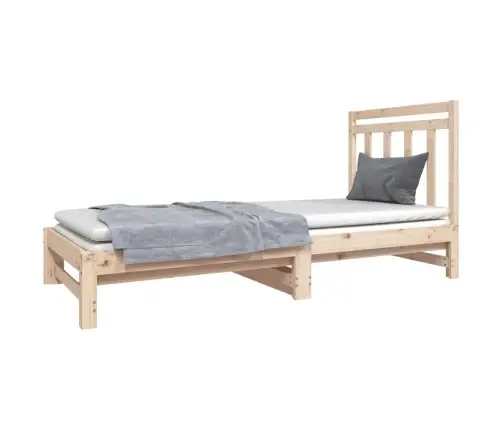 Väljatõmmatav Päevavoodi, 2 X (90X190) cm Männipuit