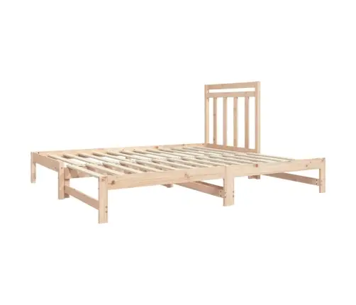 Väljatõmmatav Päevavoodi, 2 X (90X190) cm Männipuit