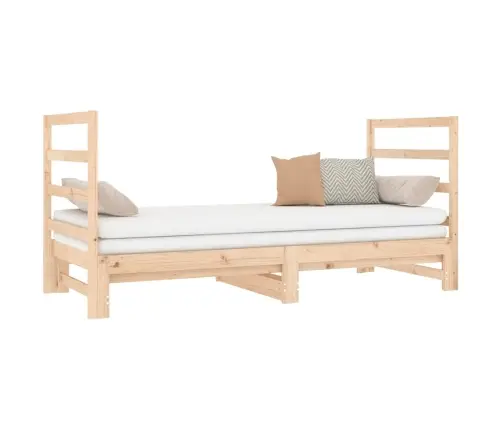 Izvelkama Gulta, 2X(90X190) Cm, Priedes Masīvkoks Vidaxl