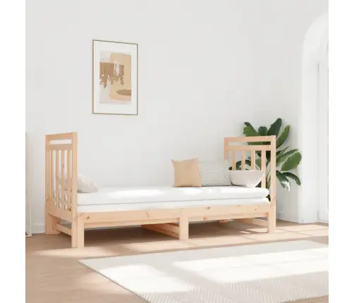 Izvelkama Gulta, 2X(90X190) Cm, Priedes Masīvkoks Vidaxl