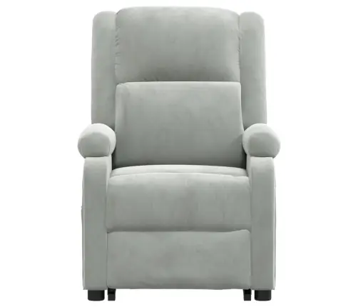 Püsti Tõusmist Toetav Tugitool, Helehall, Samet